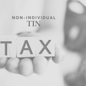 Apply for TIN Registration - NON Individual